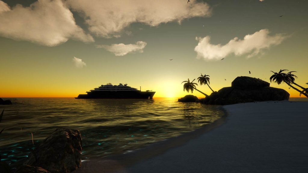 Sea and Style Yacht Simulator 002 Islandview sunset